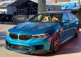 BMW M5 F90 3D Style Carbon Fiber Front Lip Spoiler