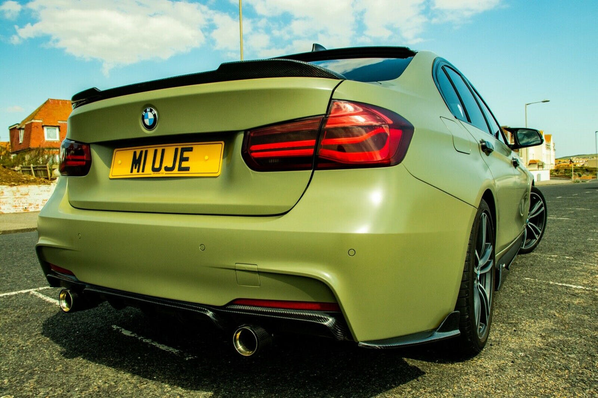 BMW 3 Series F30  Carbon Fiber CS Style Boot Spoiler