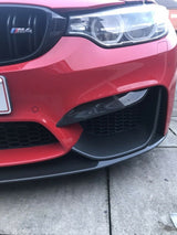 BMW M3 F80 M4 F82 F83 Carbon Fiber Front Bumper Upper Splitters