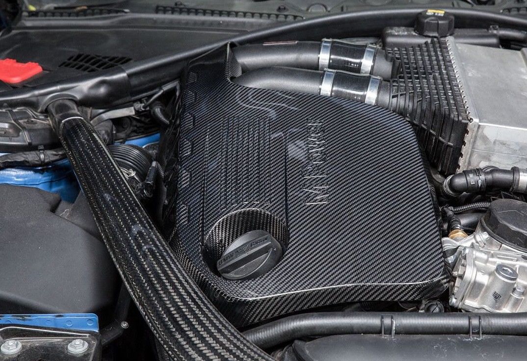BMW M3 Carbon Fiber Engine Cover Trim