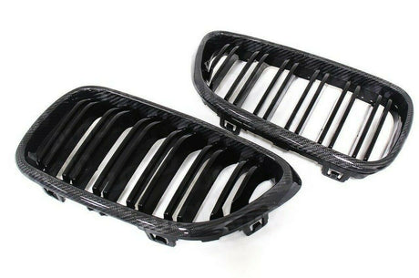 BMW 2 SERIES F22 F23 & M2 F87 Carbon Fiber Front Kidney Grilles