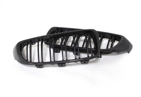 BMW 4 Series F3X F8X Carbon Fiber Front Kidney Grilles