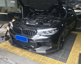 BMW M5 F90 3D Style Carbon Fiber Front Lip Spoiler