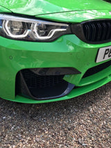 BMW M3 F80 M4 F82 F83 Carbon Fiber Front Bumper Upper Splitters