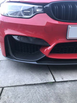 BMW M3 F80 M4 F82 F83 Carbon Fiber Front Bumper Upper Splitters