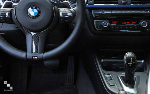 BMW F Series Carbon Fibre Steering Wheel Trim